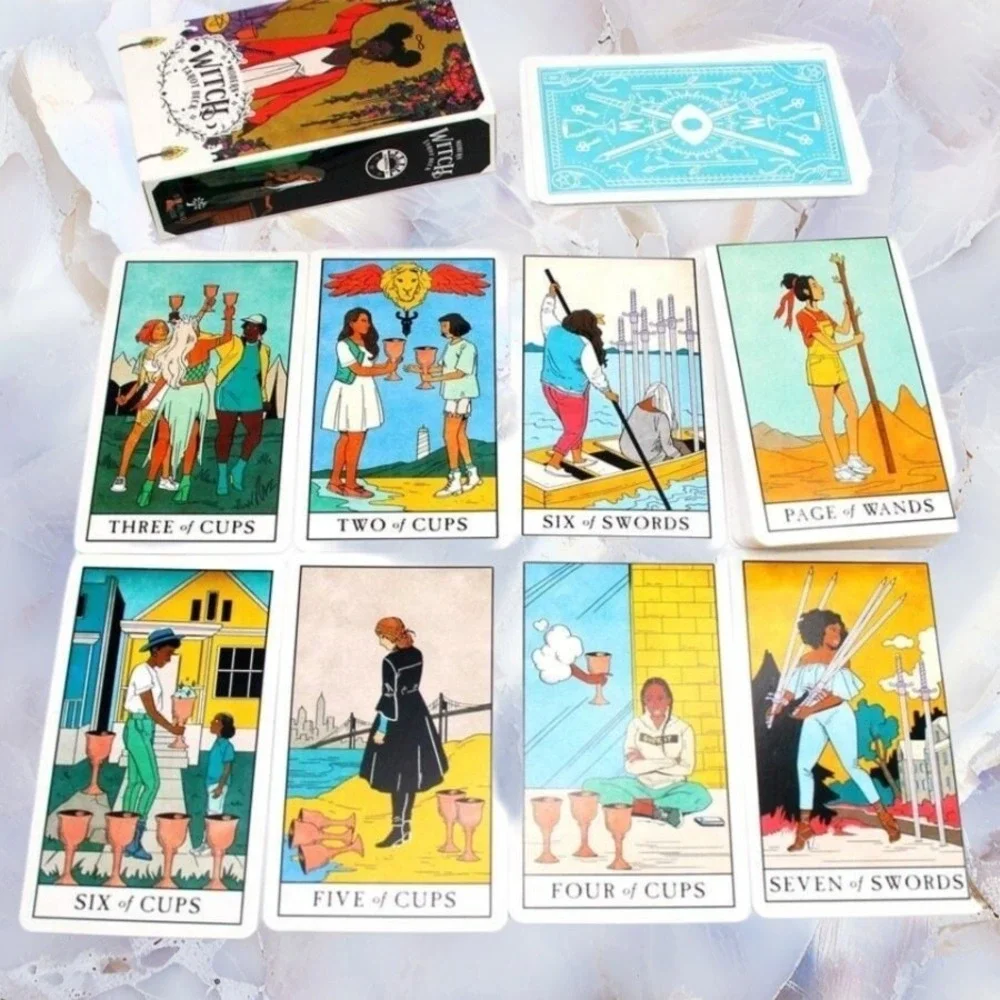 New Modern Witch Tarot Cards‎ Deck Oracle Witch Wicca Zodiac Romantic Love